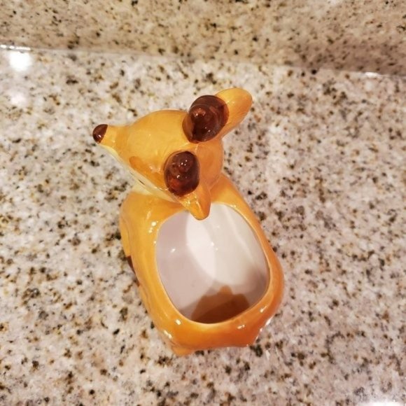 Dexter The Reindeer’ Adorable Deer Animal Ceramic Planter (Plants Not Included) - Picture 6 of 8